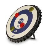 Magnetic Bullseye Bottle Cap Target Game
