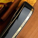 Roygra Black Ceramic Cigar Ashtray for Outdoor Use