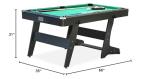 RACK Drogon 5.5-Foot Folding Pool Table