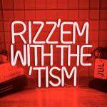 Dimmable Autism Humor Neon Sign for Man Cave