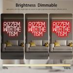 Dimmable Autism Humor Neon Sign for Man Cave
