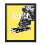 Retro Car Print Poster - Trippy Wall Art