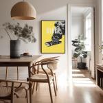 Retro Car Print Poster - Trippy Wall Art