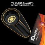 Roygra Black Ceramic Cigar Ashtray for Outdoor Use