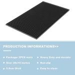 Extra Large Thick Rubber Bar Mats - 2 Pack