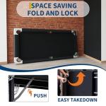 Portable 7-Ft Folding Pool Table Set