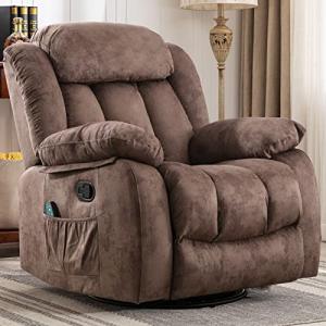 CANMOV Heat and Vibration Rocker Recliner Chair