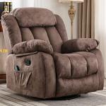 CANMOV Heat and Vibration Rocker Recliner Chair