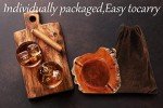 Stylish Wooden Cigar Ashtray for Men