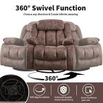 CANMOV Heat and Vibration Rocker Recliner Chair