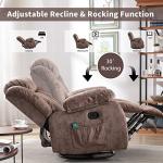 CANMOV Heat and Vibration Rocker Recliner Chair