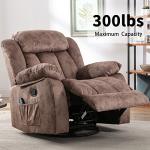 CANMOV Heat and Vibration Rocker Recliner Chair