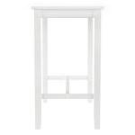 42 Inch Tall White Pub Table for Man Cave
