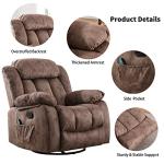 CANMOV Heat and Vibration Rocker Recliner Chair