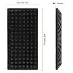 6-Pack Rubber Bar Mats for Countertop Protection