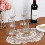 Amber Glass Coaster Set of 5 for Drinks