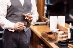 Stylish Wooden Cigar Ashtray for Men