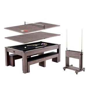 Monteray 7' Drop Pocket Pool Table with Accessories