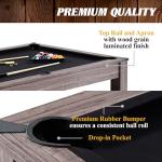 Monteray 7' Drop Pocket Pool Table with Accessories