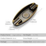 CIGARWONG Portable Cigar Ashtray with Holders