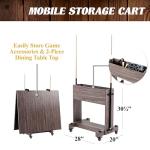 Monteray 7' Drop Pocket Pool Table with Accessories