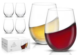 Stemless Wine Glass Set for Any Occasion