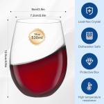 Stemless Wine Glass Set for Any Occasion