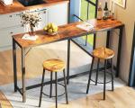 Rustic Brown 71-inch High Top Bar Table