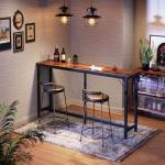 Rustic Brown 71-inch High Top Bar Table
