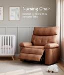PU Leather Manual Recliner Chair for Relaxing