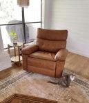 PU Leather Manual Recliner Chair for Relaxing