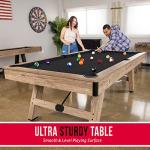 GoSports 8 ft Modern Pool Table with Accessories