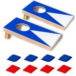 Portable Mini Desktop Cornhole Set with 8 Bags