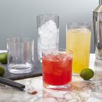Clear Acrylic Drinking Glasses Set of 8