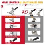 MRbrew Stainless Steel Keg Coupler for Draft Beer