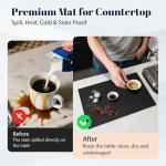 4 Pack Non-Slip Rubber Bar Mats for Home Use