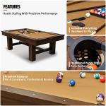 EastPoint Dayton 96-Inch Beige Pool Table
