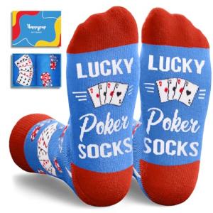 Lucky Poker Socks - Perfect Gifts for Gamblers