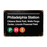 Philadelphia Pro Sports Venue Vintage Metal Sign