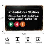 Philadelphia Pro Sports Venue Vintage Metal Sign