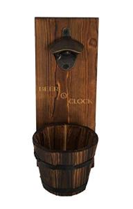 Beer O' Clock Rustic Wall Bottle Opener