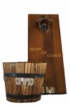 Beer O' Clock Rustic Wall Bottle Opener