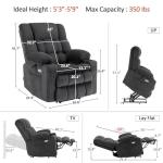 Power Lift Recliner with Massage, Heat & USB