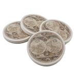 Old World Sandstone Coaster Set - 4 Pack