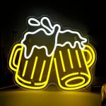 Dimmable Beer Neon Sign for Man Cave Decor