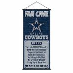 Dallas Man Cave Fan Banner for Wall or Door