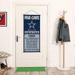 Dallas Man Cave Fan Banner for Wall or Door