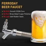 Stainless Steel Draft Beer Faucet for Kegerators
