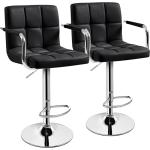 Adjustable Swivel Bar Stools Set of 2