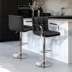 Adjustable Swivel Bar Stools Set of 2